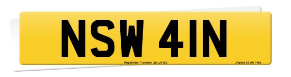 Registration number NSW 41N